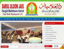 Tablet Screenshot of darululoomjais.com